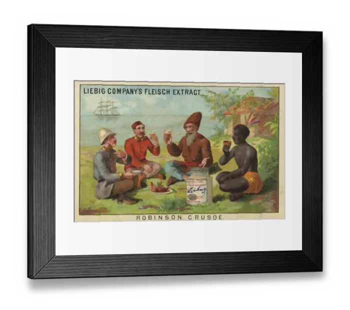 Framed Print : Picture series The Story of Robinson Crusoe