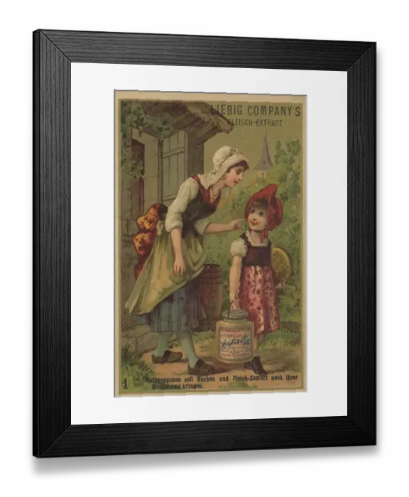 Framed Print : Picture series fairy tale Little Red Riding Hood