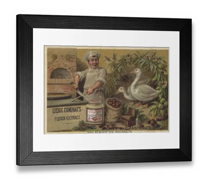 Framed Print : Picture series Cooks at Work, Recipe