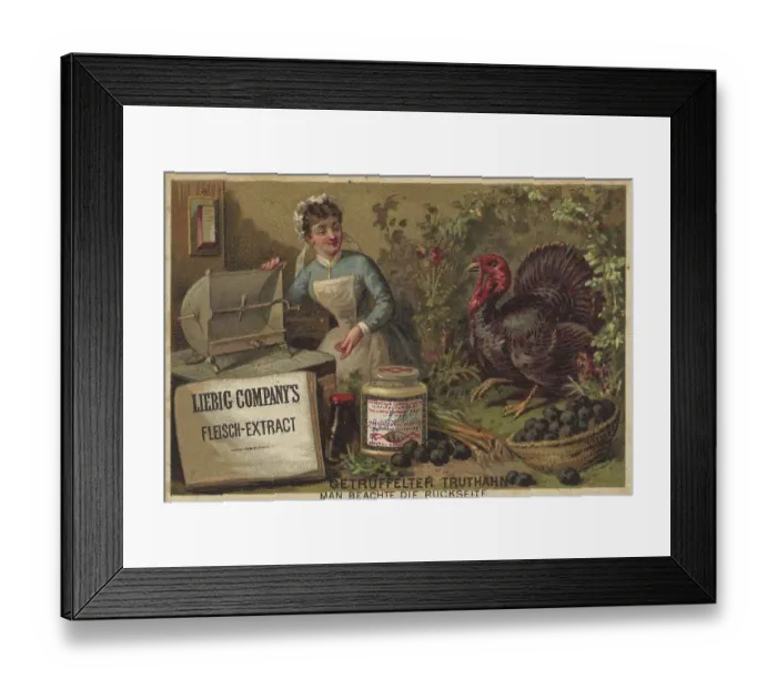 Framed Print : Picture series Cooks at work, recipe