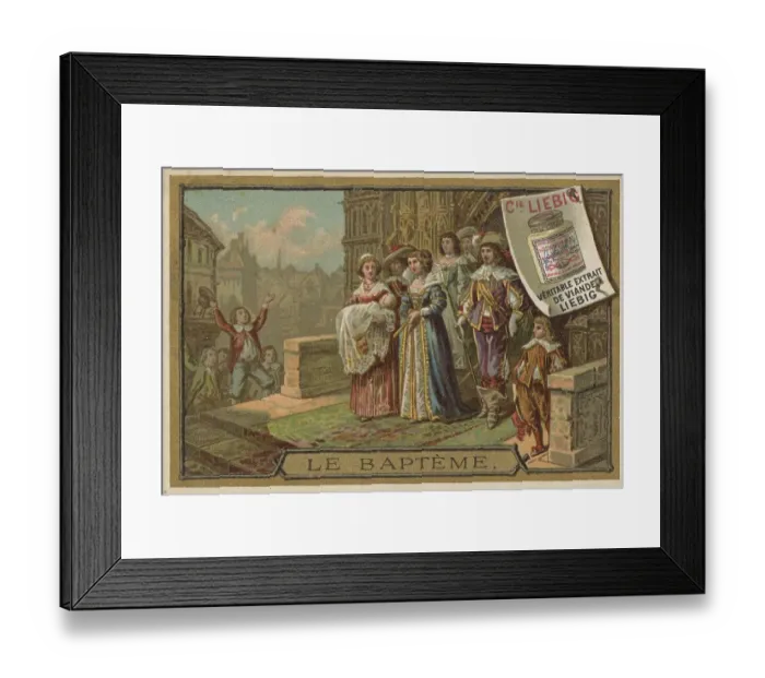 Framed Print : Picture series Life stages, the baptism