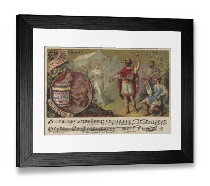 Framed Print : Picture series Opera Scenes 1, Plutus Framed Print : Picture series Opera Scenes 1, Plutus