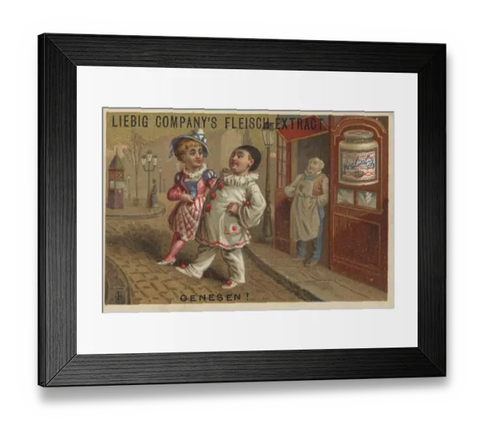 Framed Print : Picture series Pierrots Cure and Convalescence