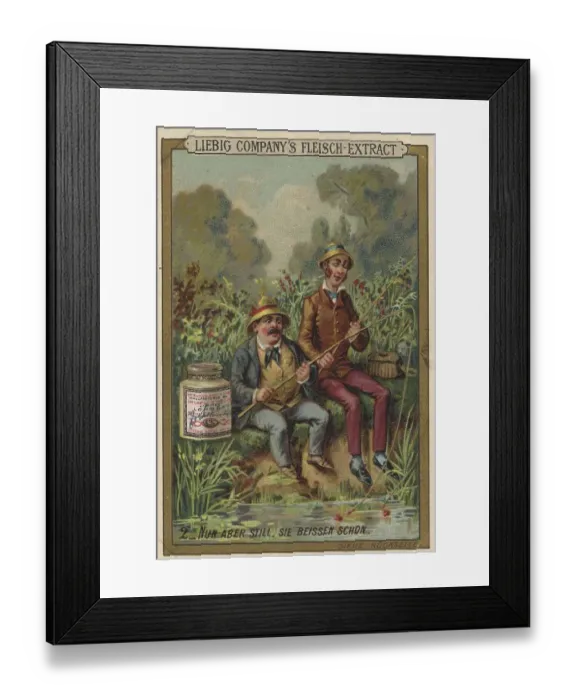 Framed Print : Picture series Two anglers, but quiet now Framed Print : Picture series Two anglers, but quiet now