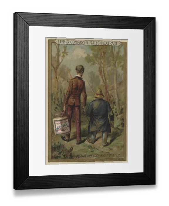 Framed Print : Picture series Two anglers, that wont happen to us again Framed Print : Picture series Two anglers, that wont happen to us again