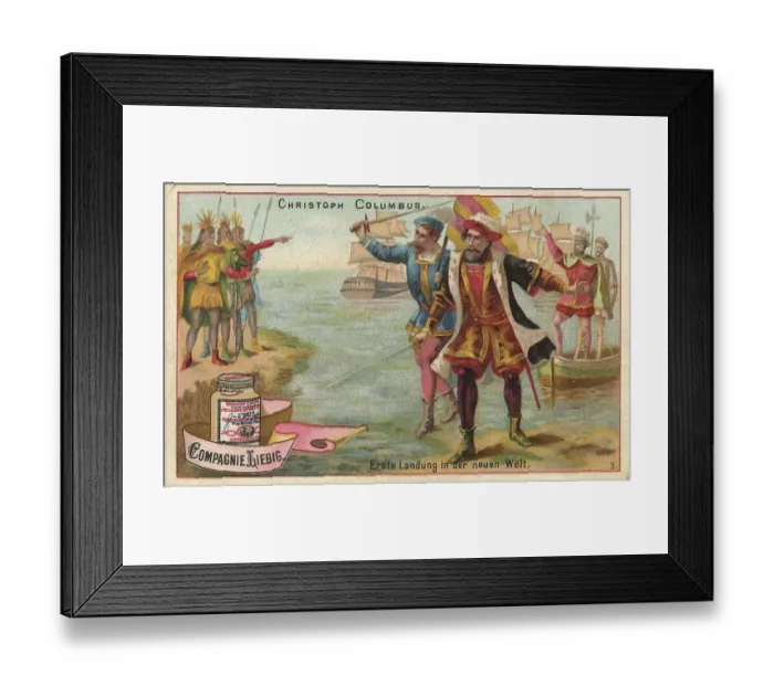 Framed Print : Picture series Christopher Columbus