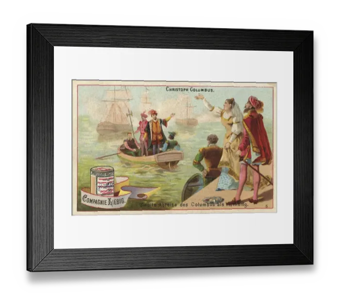 Framed Print : Picture series Christopher Columbus Framed Print : Picture series Christopher Columbus