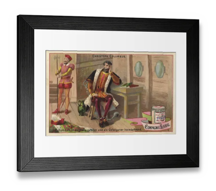 Framed Print : Picture series Christopher Columbus