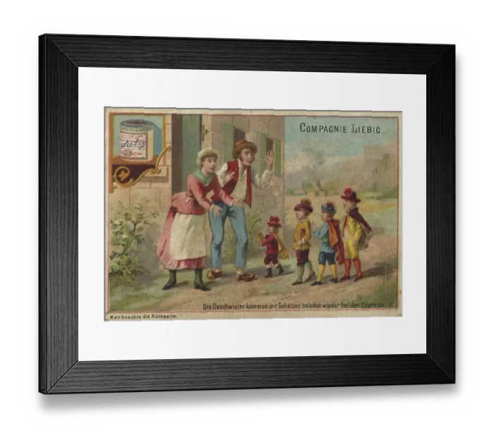 Framed Print : Picture series Little Thumbelina Framed Print : Picture series Little Thumbelina