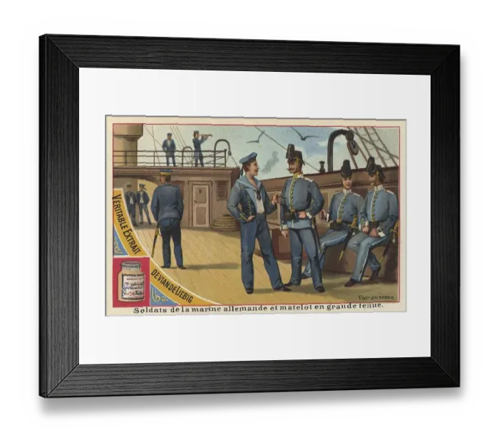 Framed Print : Picture series Deutsche Marine