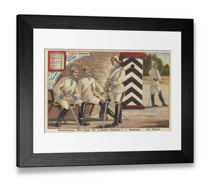 Framed Print : Picture series German Army IV, on guard