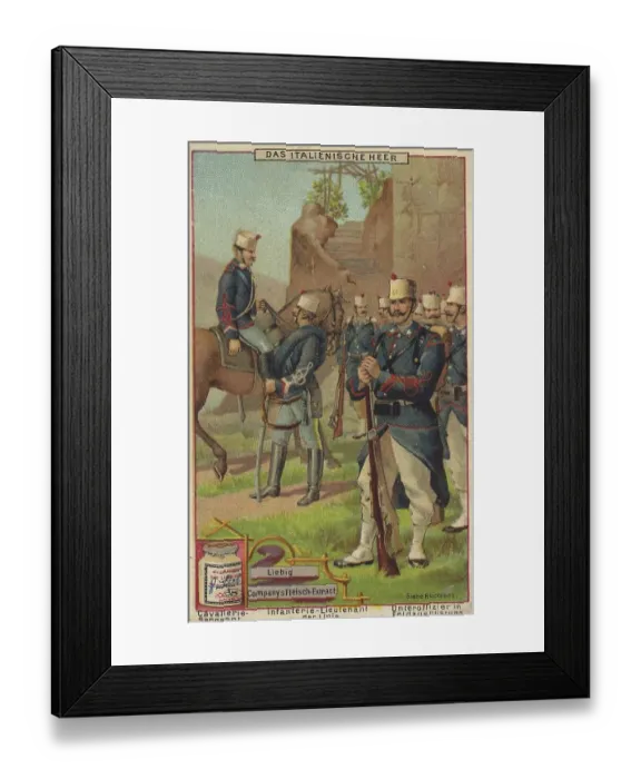 Framed Print : Picture series The Italian Army