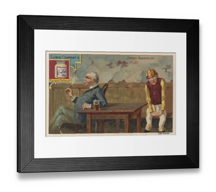 Framed Print : Picture series Jockey Barometer