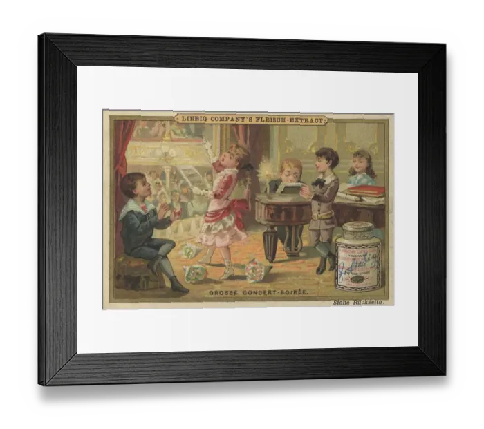 Framed Print : Picture series Childrens Scenes II Framed Print : Picture series Childrens Scenes II