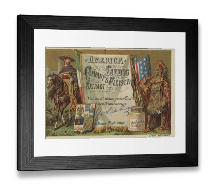 Framed Print : Picture series National Flags, America