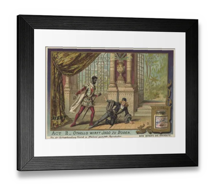 Framed Print : Picture series Othello, opera by Verdi Framed Print : Picture series Othello, opera by Verdi
