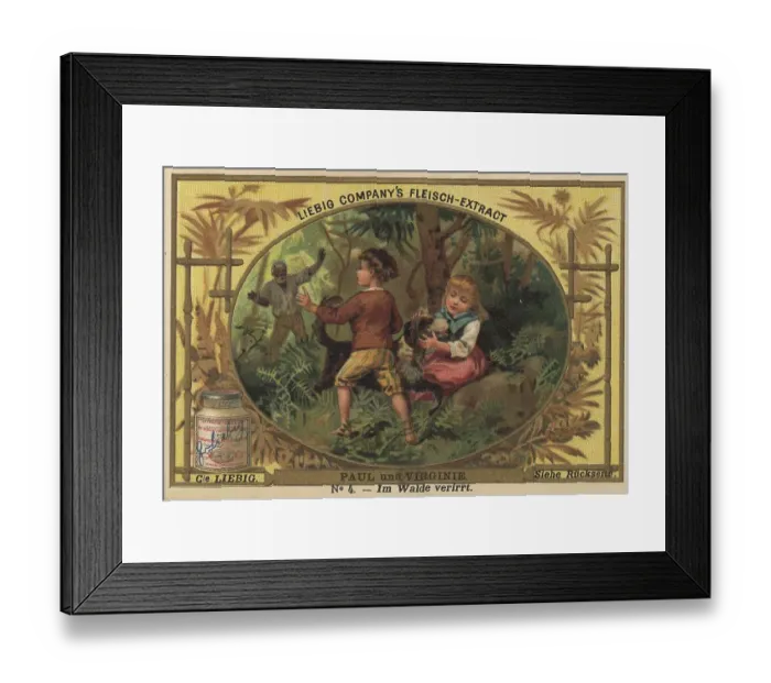 Framed Print : Picture series Paul and Virginie Framed Print : Picture series Paul and Virginie