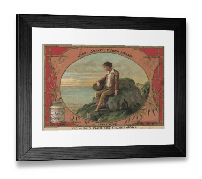 Framed Print : Picture series Paul and Virginie