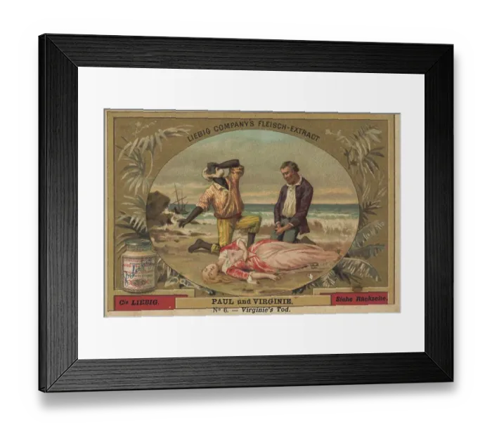 Framed Print : Picture series Paul and Virginie Framed Print : Picture series Paul and Virginie