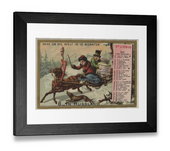 Framed Print : Picture series Journey around the World in 12 Months Framed Print : Picture series Journey around the World in 12 Months