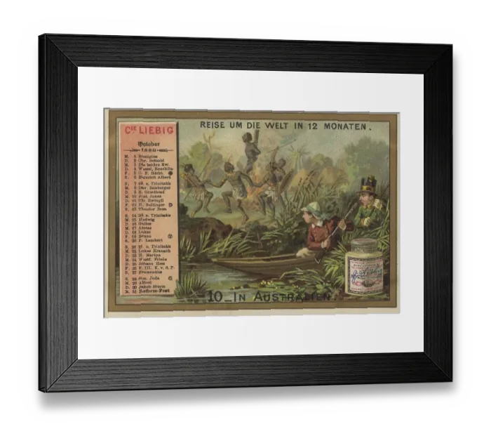 Framed Print : Picture series Journey around the World in 12 Months Framed Print : Picture series Journey around the World in 12 Months