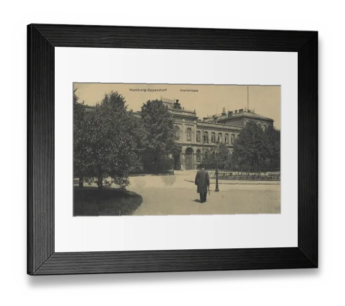 Framed Print : Hospital in the district of Eppendorf Framed Print : Hospital in the district of Eppendorf