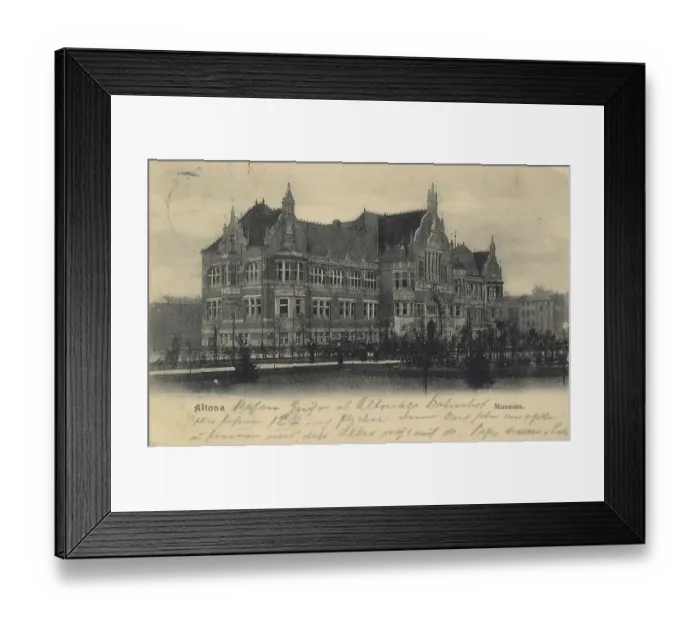 Framed Print : Museum in Altona, Hamburg, Germany Framed Print : Museum in Altona, Hamburg, Germany