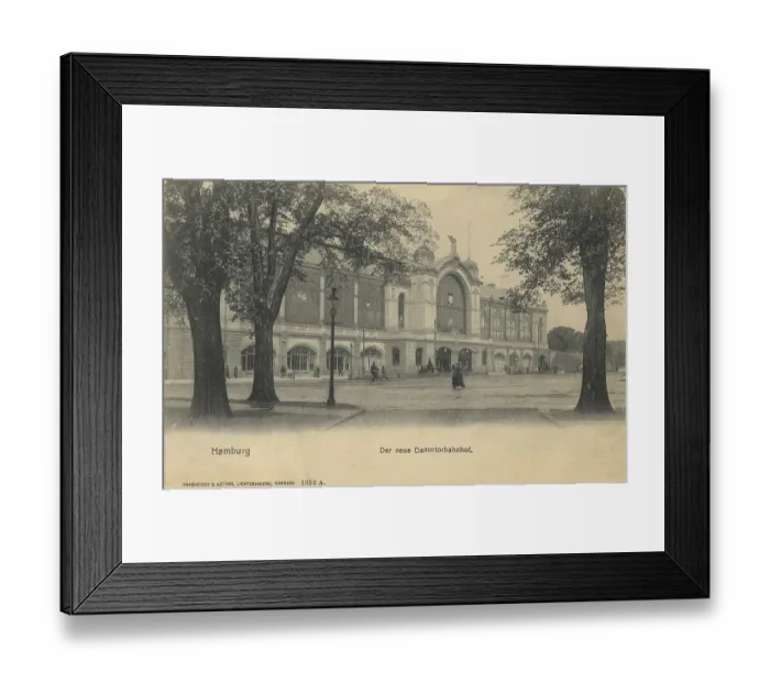 Framed Print : The new Dammtor railway station Framed Print : The new Dammtor railway station