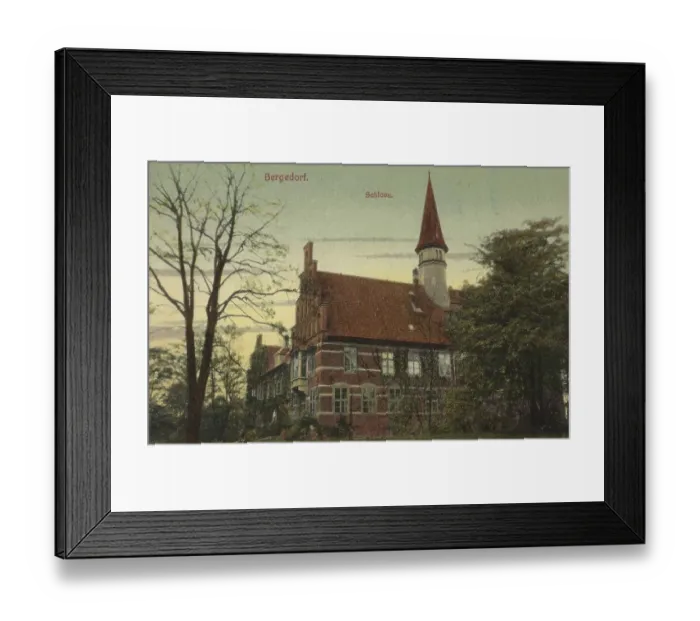 Framed Print : Castle in Bergedorf, Hamburg, Germany