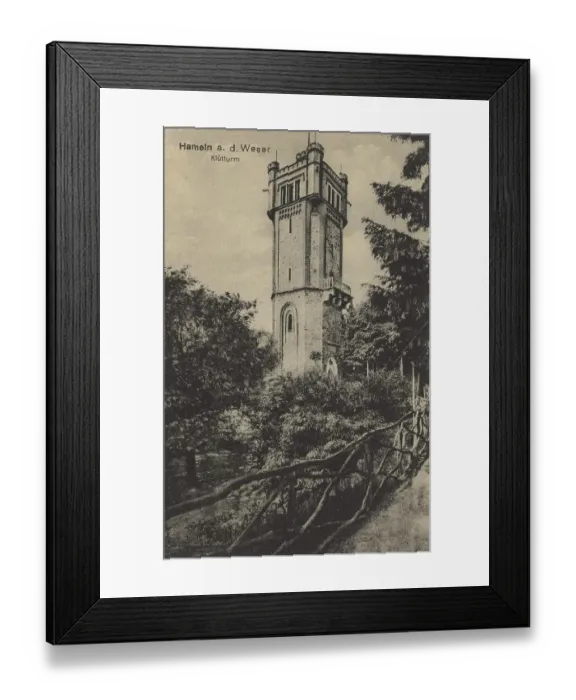 Framed Print : Kluetturm in Hameln, Lower Saxony Framed Print : Kluetturm in Hameln, Lower Saxony