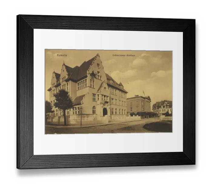 Framed Print : Teachers seminar in Hameln, Lower Saxony Framed Print : Teachers seminar in Hameln, Lower Saxony
