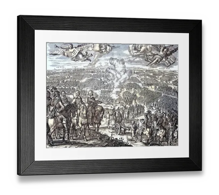 Framed Print : The Battle of Breitenfeld, Battle of Breitenfeld