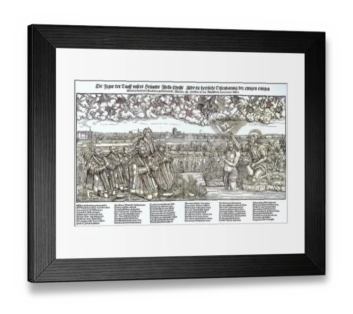 Framed Print : Luther and the Family of the Elector of Saxony