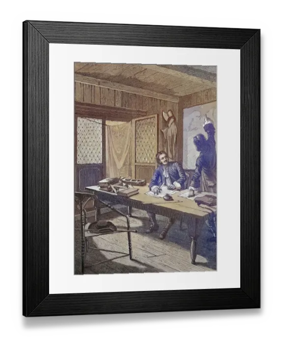 Framed Print : Peter the Great in Saardam, now Zaanstad Framed Print : Peter the Great in Saardam, now Zaanstad