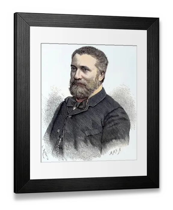 Framed Print : Giovanni Nicotera, 1828, 1894, was an Italian patriot and politician