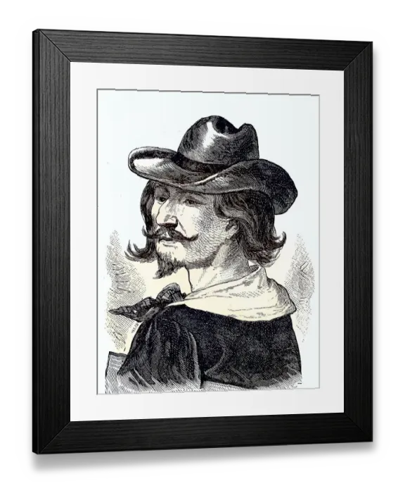 Framed Print : A Necklace for an Artist, 18th century Fashion