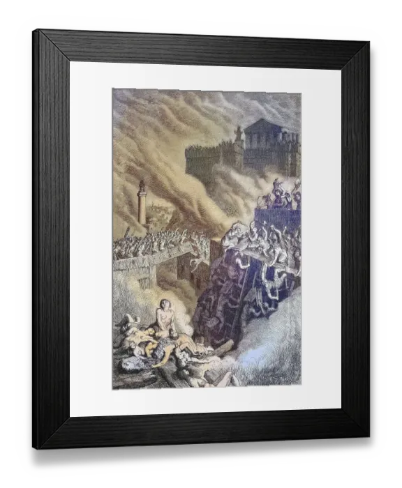 Framed Print : The storming of Byrsa Castle during the capture of Carthage Framed Print : The storming of Byrsa Castle during the capture of Carthage