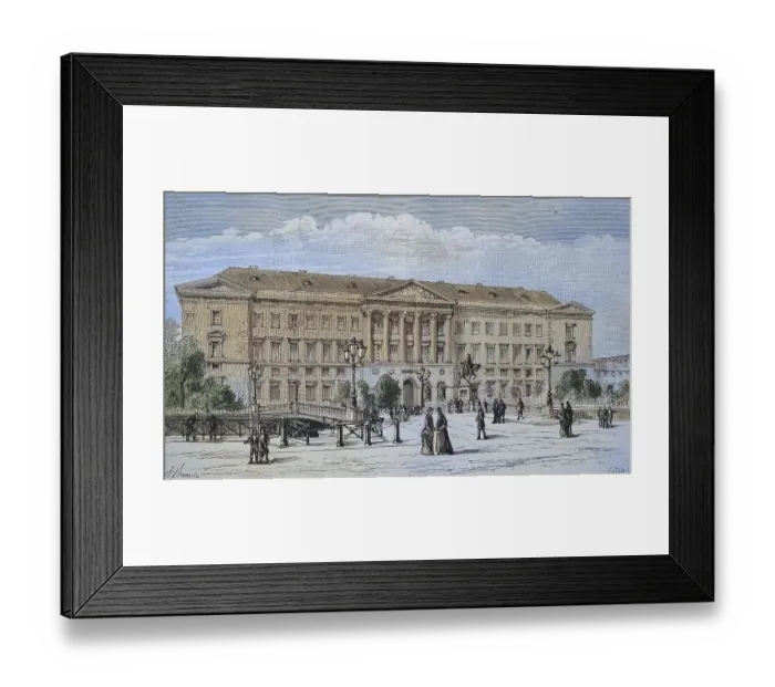 Framed Print : Second Christiansborg Palace, Copenhagen
