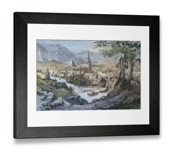 Framed Print : Mariazell is a small town in Austria