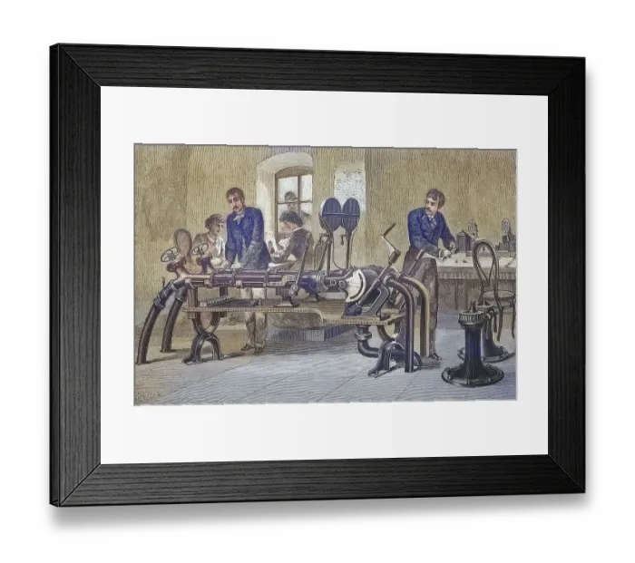 Framed Print : The pneumatic post in Vienna, Austria