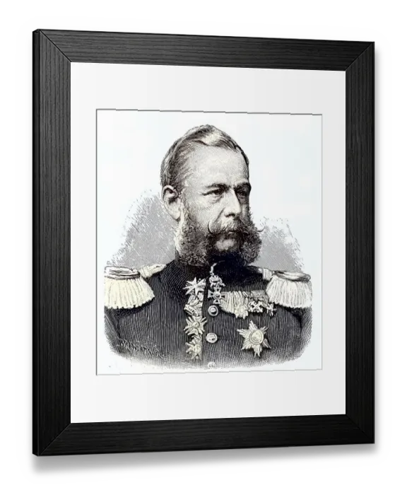 Framed Print : Georg Friedrich Alfred Graf von Fabrice Framed Print : Georg Friedrich Alfred Graf von Fabrice