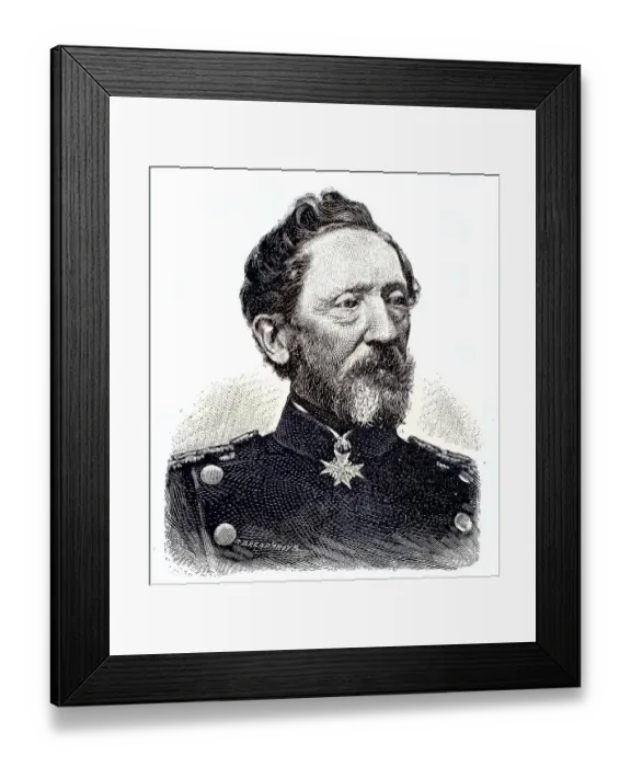 Framed Print : Count Karl Konstantin Albrecht Leonhard