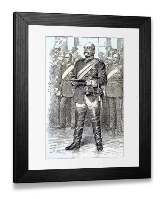 Framed Print : Otto Eduard Leopold, Prince of Bismarck Framed Print : Otto Eduard Leopold, Prince of Bismarck