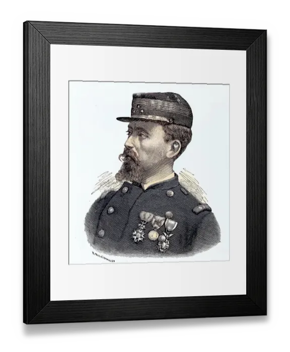 Framed Print : Camille Cremer, 1840, 1876, French general