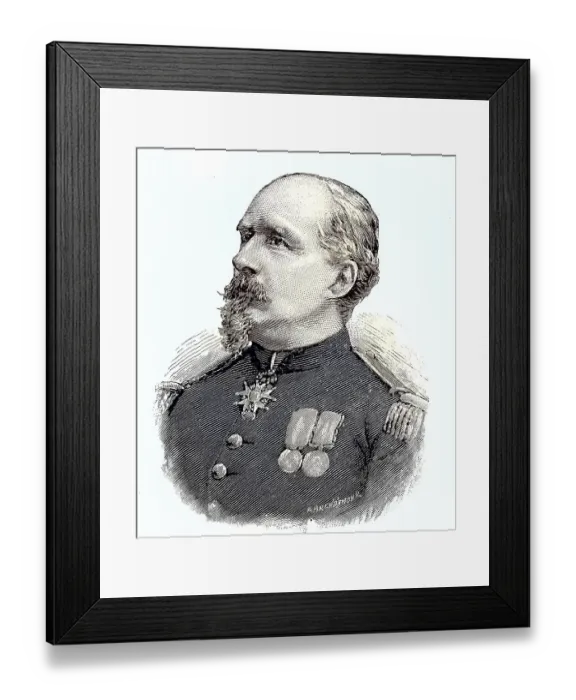 Framed Print : Pierre Marie Philippe Aristide Denfert-Rochereau (11 January 1823) (11 May 1878)