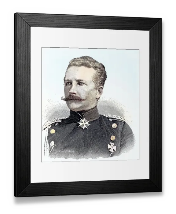 Framed Print : Georg Ernst Franz Heinrich von Waldersee