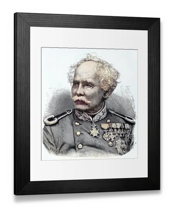 Framed Print : Julius Hartwig Friedrich von Hartmann