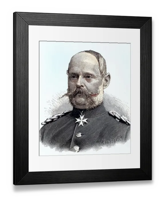 Framed Print : Alexander August Wilhelm von Pape Framed Print : Alexander August Wilhelm von Pape