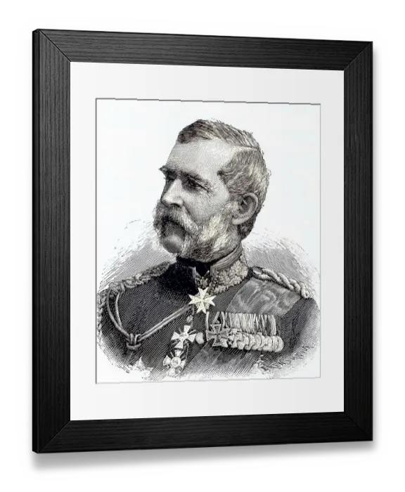 Framed Print : Gustav Karl Leopold Freiherr von Buddenbrock Framed Print : Gustav Karl Leopold Freiherr von Buddenbrock