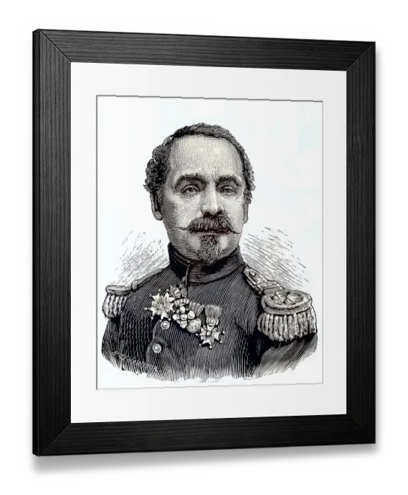 Framed Print : Charles Abel Douay, 1809, 1870